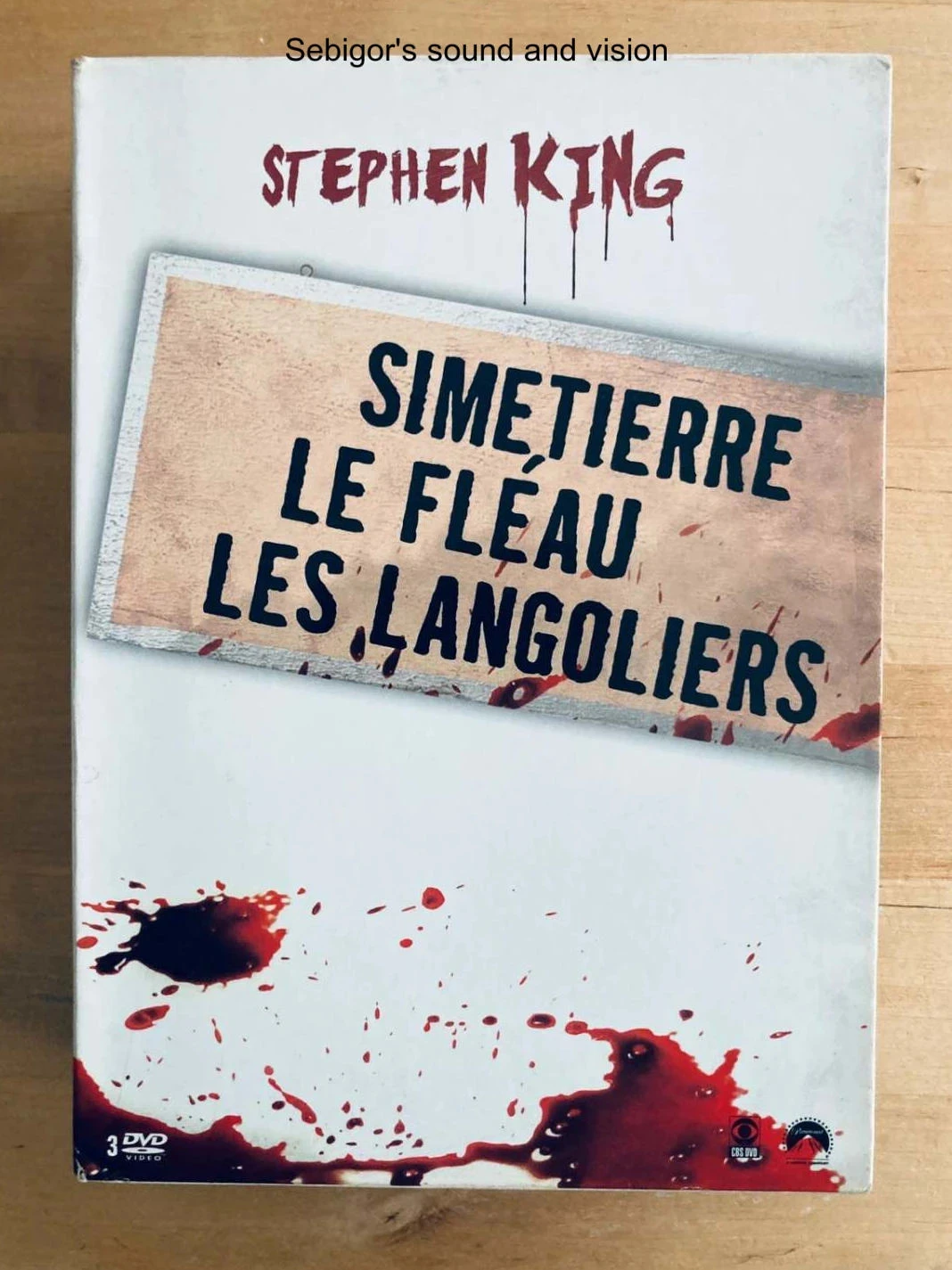 Coffret 3 DVD Stephen King.